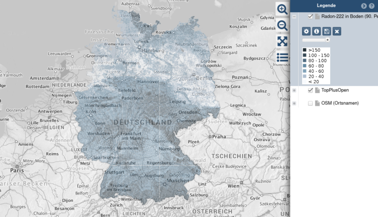 Radon im Boden: Neue Radonkarte für Deutschland - grundrichtig.de