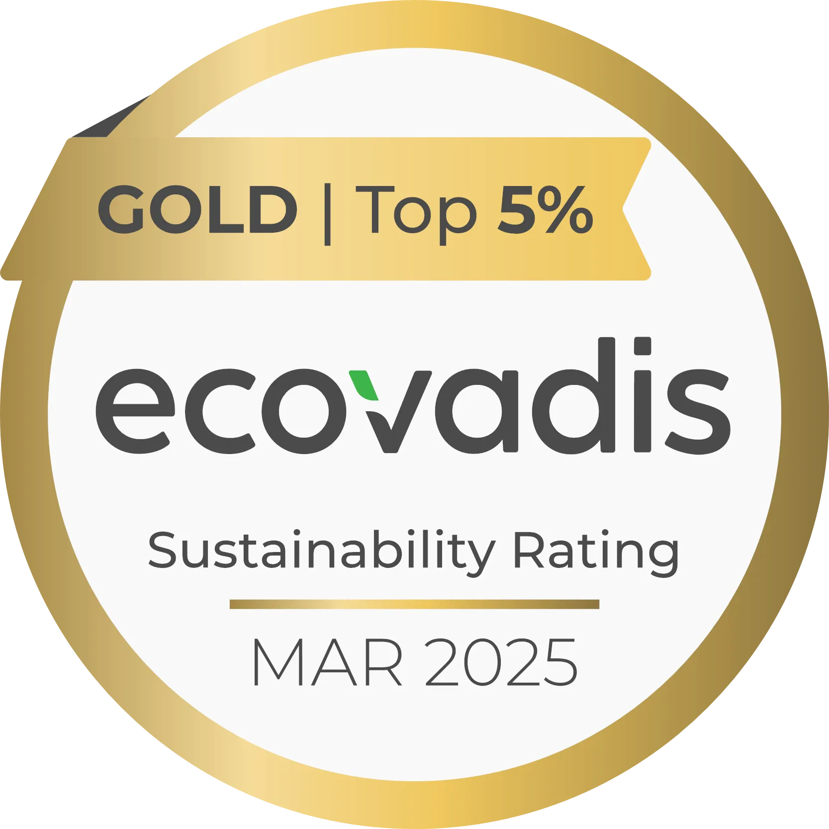 EcoVadis Goldmedaille. Bild (c) Holcim