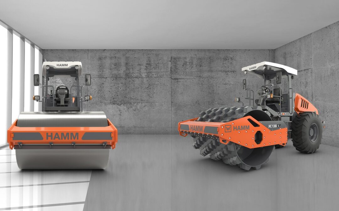 Neue Walzenzüge in den Gewichtsklassen 11 und 13 t: die neuen Hamm Modelle HC 100i – HC 130i G-Tier. Bild (c) Wirtgen Group
