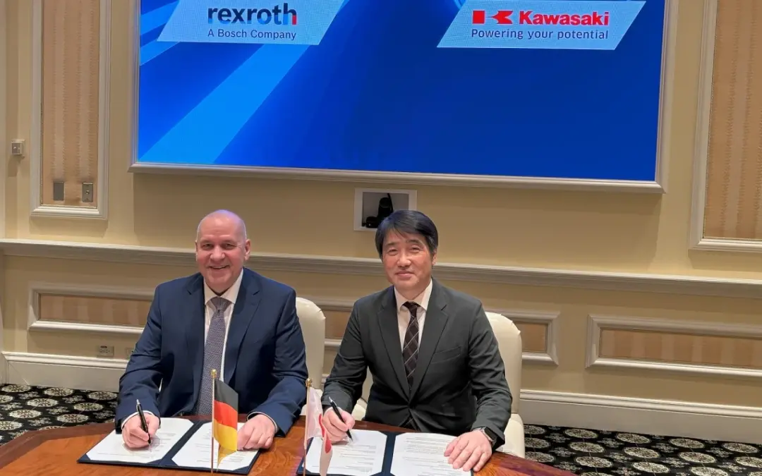 Wasserstoff: Kooperation zwischen Bosch Rexroth und Kawasaki bei Baumaschinen