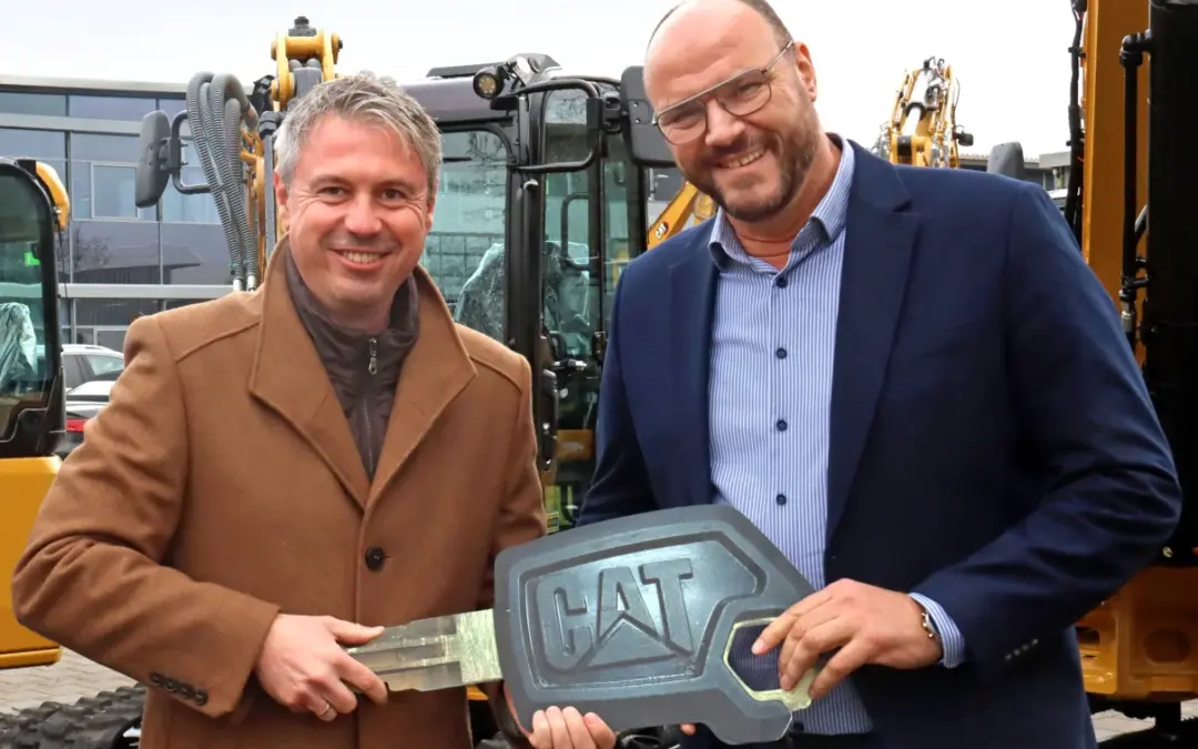 Große Flottenstärkung bei Galabauer Gzimi mit Cat-Baumaschinen