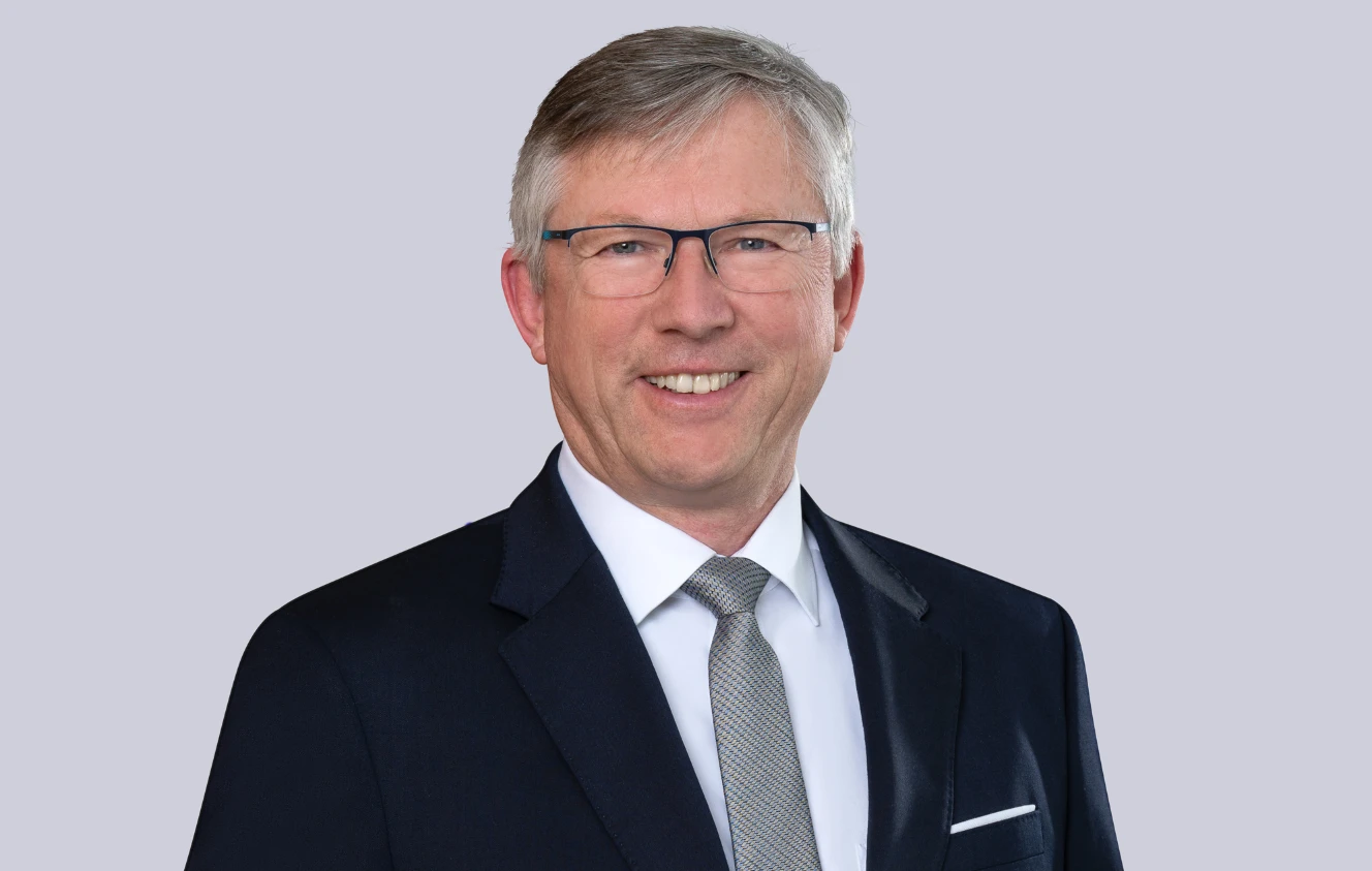 Olaf Demuth, Präsident der BAUINDUSTRIE. Bild © HDB/Maren Strehlau