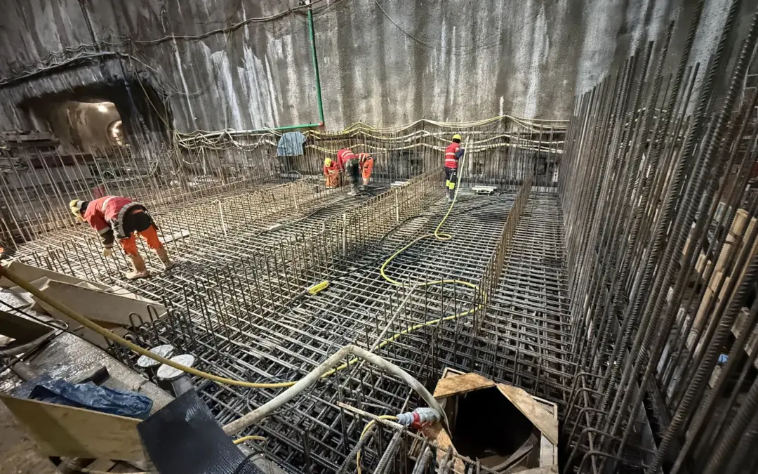 Fortschritte beim Neubau des Pumpspeicherkraftwerks Forbach