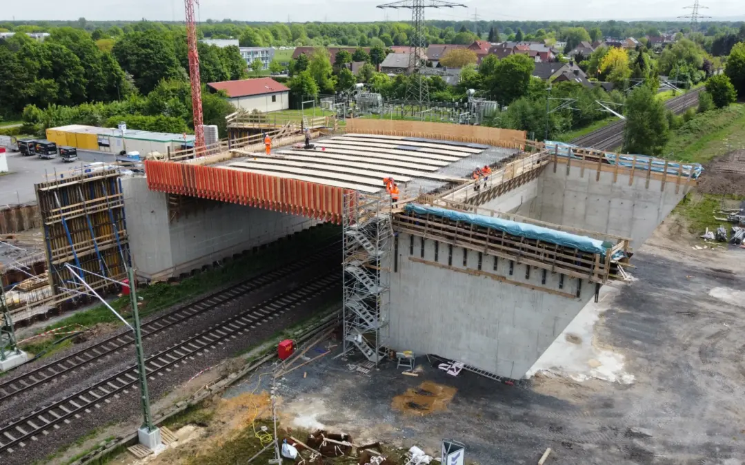 Anspruchsvoller Brückenbau durch Echterhoff in Neustadt am Rübenberge