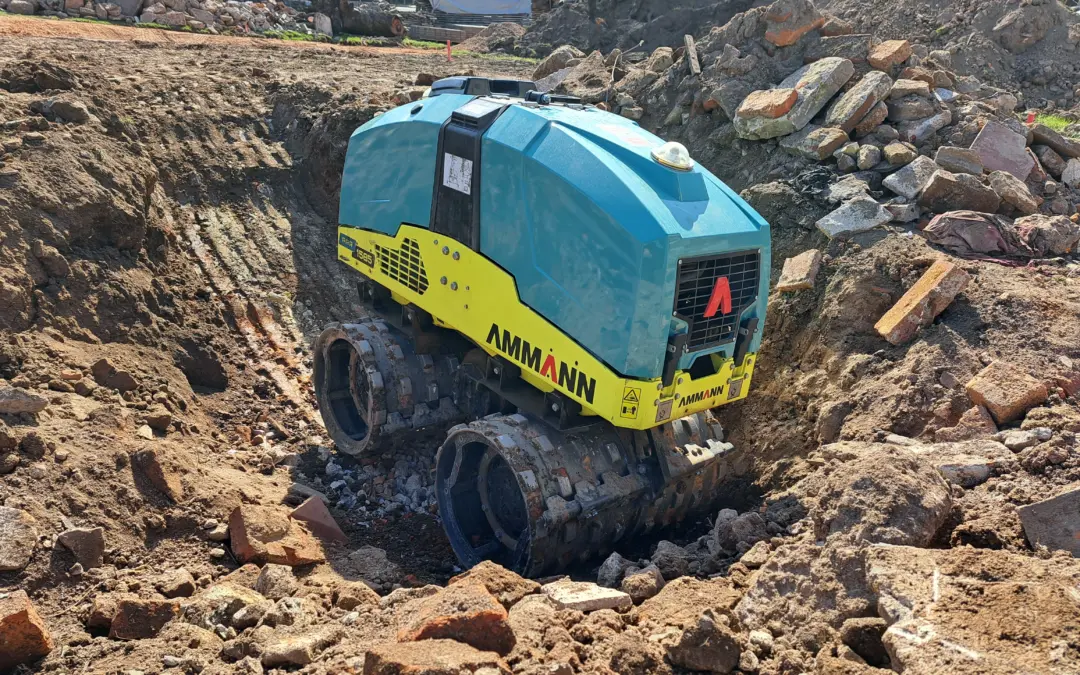 Test der Ammann ARR 1585-2 Grabenwalze