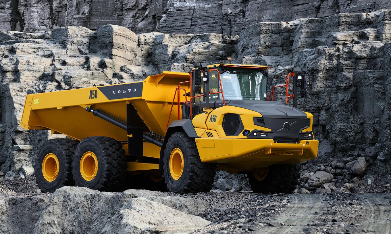 Dumper Volvo A50 von Volvo Construction Equipment (Volvo CE). Bild (c) Volvo