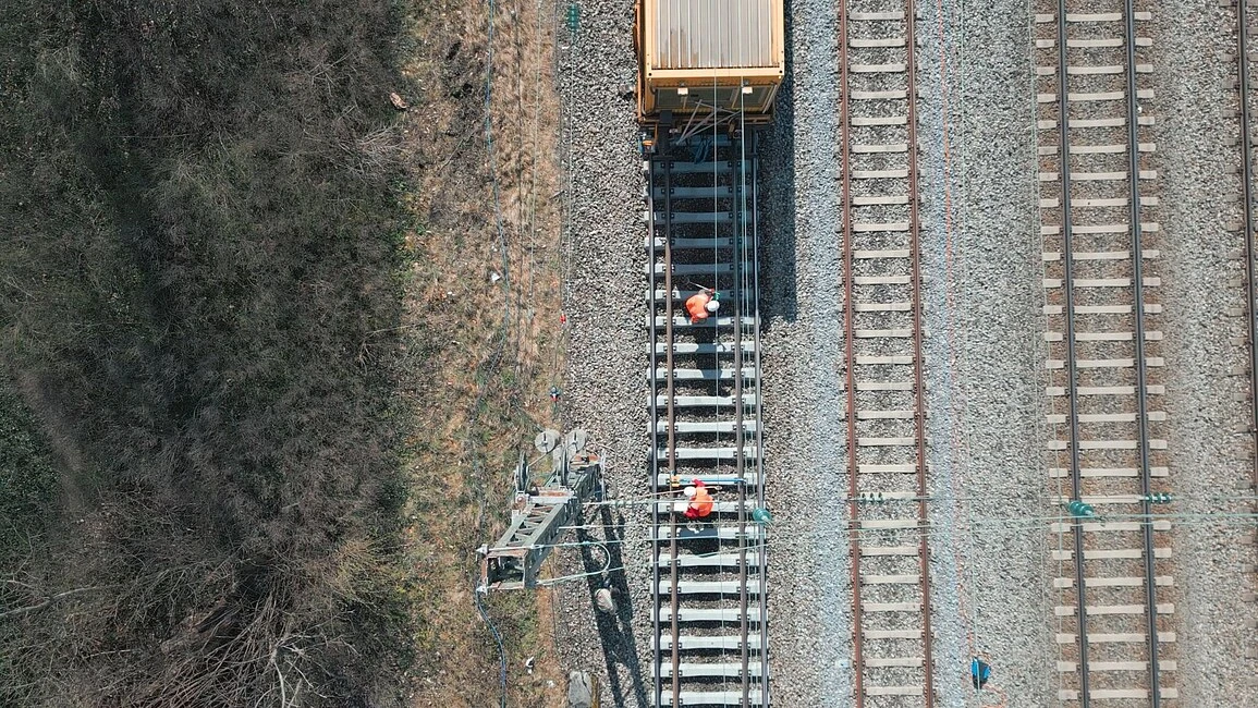 Insgesamt erneuert STRABAG nun insgesamt 104 Bahnkilometer für PKP PLK in Polen. Bild (c) STRABAG
