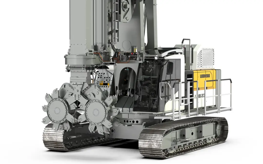 Neuer Fräsmischer LMC 80 von Liebherr für Baugrundverbesserungen